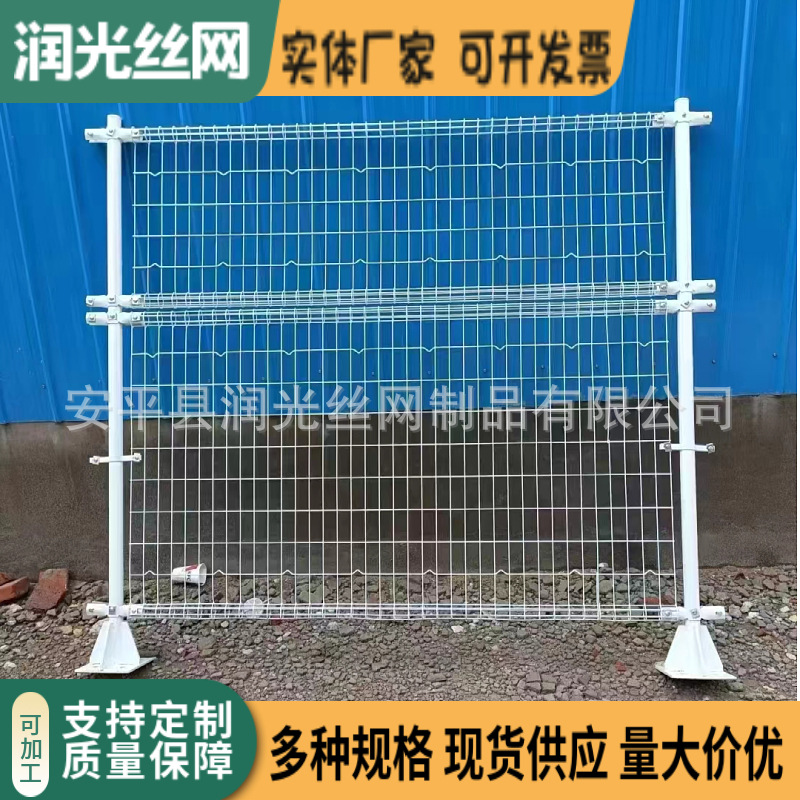 润光桥梁防抛网ZSH白色卷双圈防抛网高架桥两侧防落网公路防护网