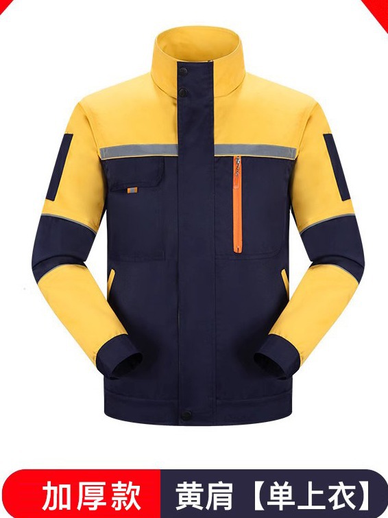 Trajes de trabajo primavera y otoño hombre chaqueta de manga larga desgaste taller de reparación de automóviles reflector ingeniería de protección laboral personalizada