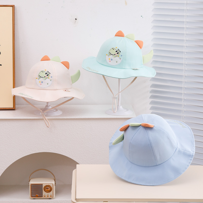 Sombrero para bebés primavera y otoño delgado lindo super pequeño mes de edad pescador sombrero universal sombrero para bebés de dibujos animados