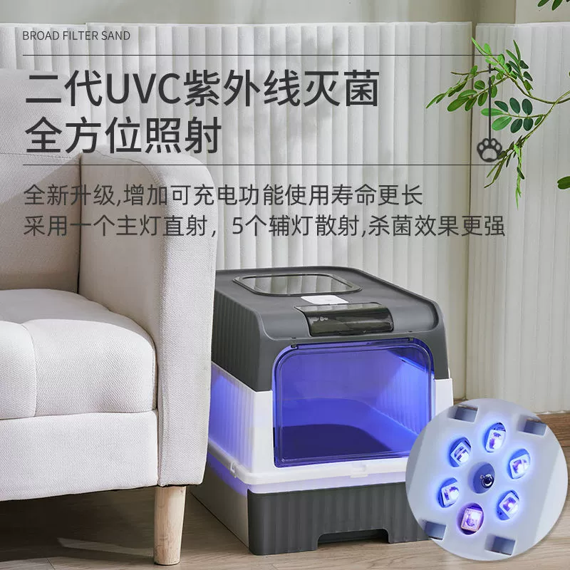 Ящик для кошачьего туалета, полностью закрытый, очень большой, с двумя дверцами, с верхним выходом, дезодорирующий бытовой туалетный ящик для кошачьего туалета, ящик для кошачьего туалета