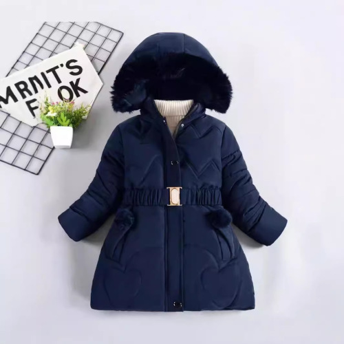Women's Long-Sleeve Fleece-Padded Cotton Coat with Warm Insulation, Trendy and Stylish, for Girls, Fashionable and Overseas Trade Exclusive