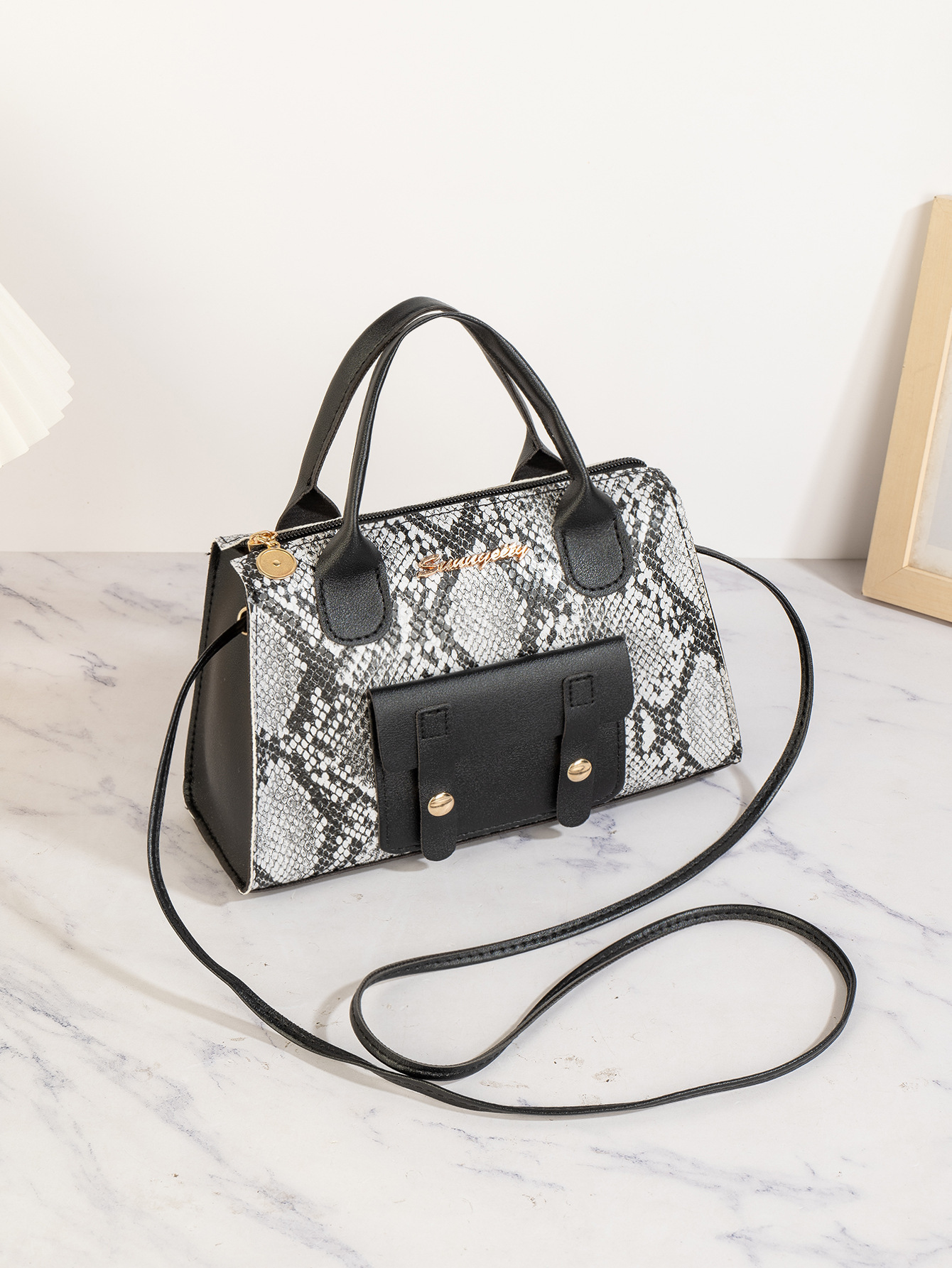2024 nueva bolsa de mujer transfronteriza bolsa de cocodrilo bolsa de hombro bolsa de mujer bolsa de almacenamiento bolsa de teléfono móvil bolsa de mano bolsa de mujer bolsa al por mayor image 7