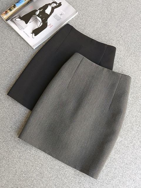 Workwear Skirt, Anti-exposure, Professional Hip Skirt, Half-length Western Skirt, One-step Skirt, Work Skirt, Short Skirt, Suit Skirt, Spring and Summer