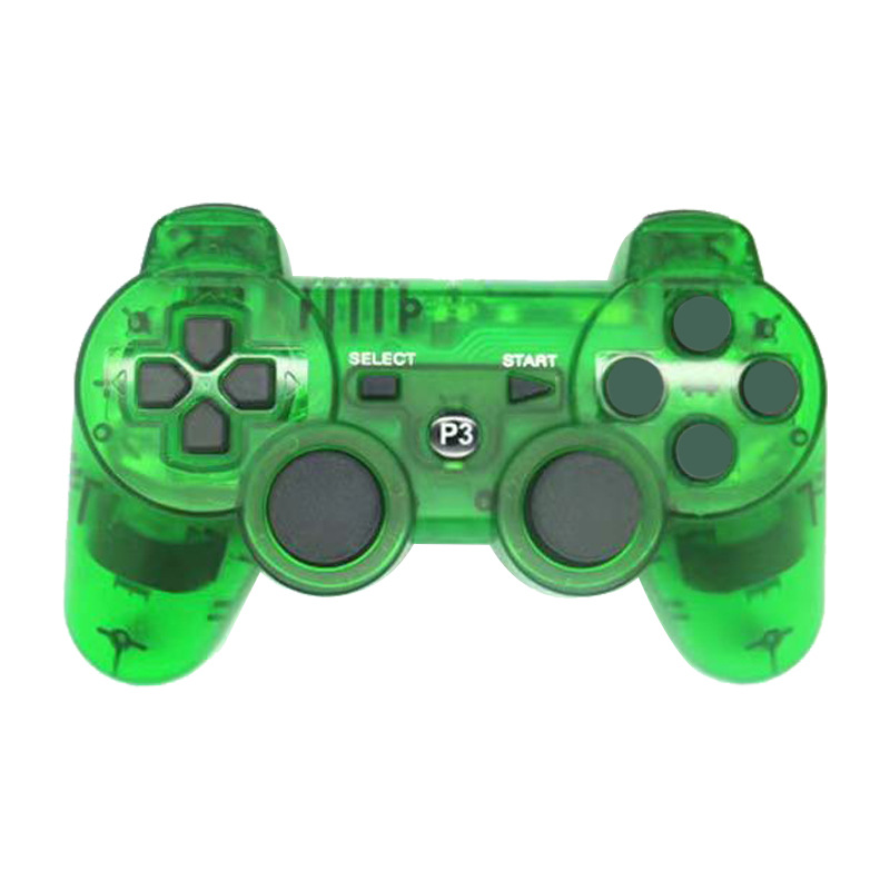 Mando de juego PS3 multicolor con botón universal de copo de nieve de doble vibración Bluetooth inalámbrico con mango P3 transfronterizo de fábrica