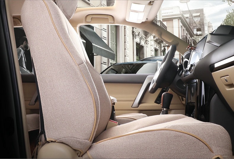 [Cross-Border] Toyota 4Runner 11-24 Prado Linen Seat Cover Full Surround Car Seat Cushion