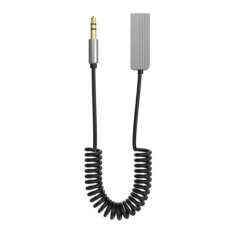 V5.2 Receptor Bluetooth para automóvil Reproductor USB Receptor Bluetooth AUX Reproductor sin pérdidas para automóvil Sin corriente