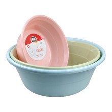 厂家加厚塑料洗脸盆家用大中小号洗衣服盆子学生宿舍洗脚盆洗菜盆