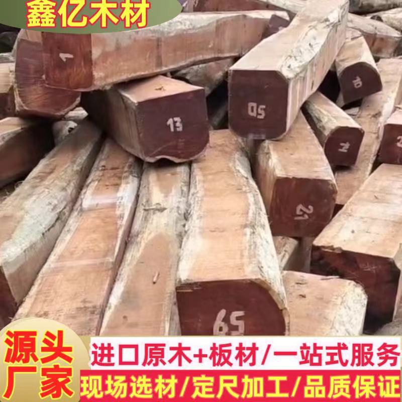亚马逊玫瑰木 马达加斯加玫瑰木 黑毒漆木巴黎桑 巴罗尼黄檀 原木