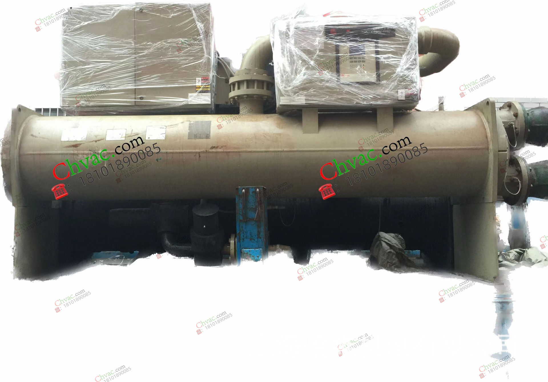 二手中央空调制冷设备冷水机组 特灵螺杆机RTHB380，成都仓