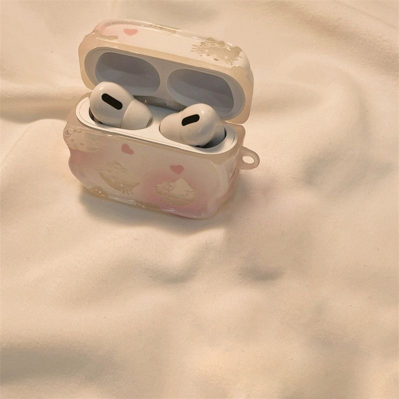 AirPods huecos para Kitty 4 generación, cubierta de auriculares bluetooth Airpodspro3 cubierta de protección Huaqiang Bei 5 generación