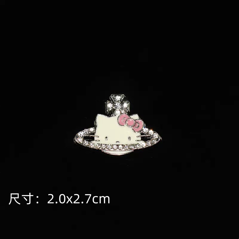 合金粉系KT洞洞鞋花时尚diy五角星字母通用沙滩鞋鞋配饰金属鞋扣|undefined