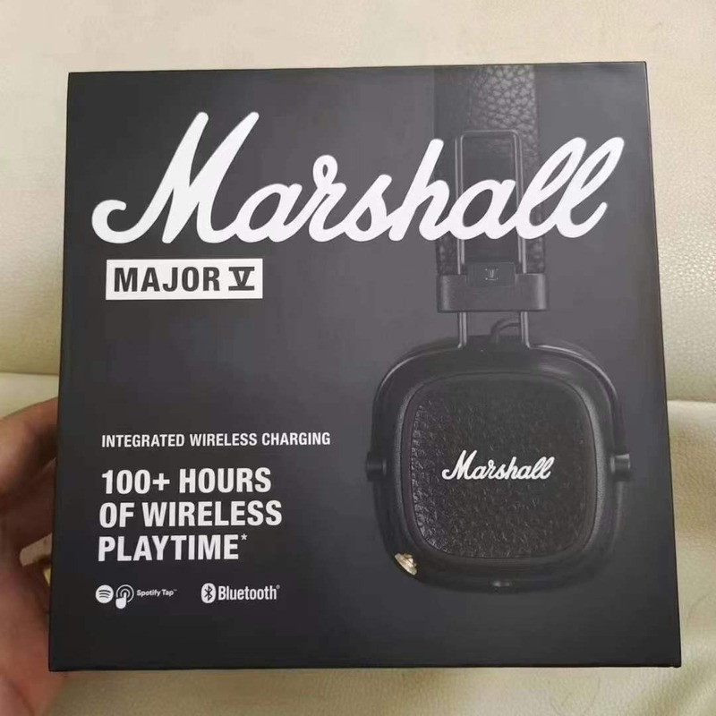 Suitable for Cross-Border Use, Marshall Majorv 5Th Generation Over-Ear Wireless Bluetooth Headphones with Heavy Bass Suitable for Cross-Border Use, Marshall Majorv 5Th Generation Over-Ear Wireless Bluetooth Headphones with Heavy Bass