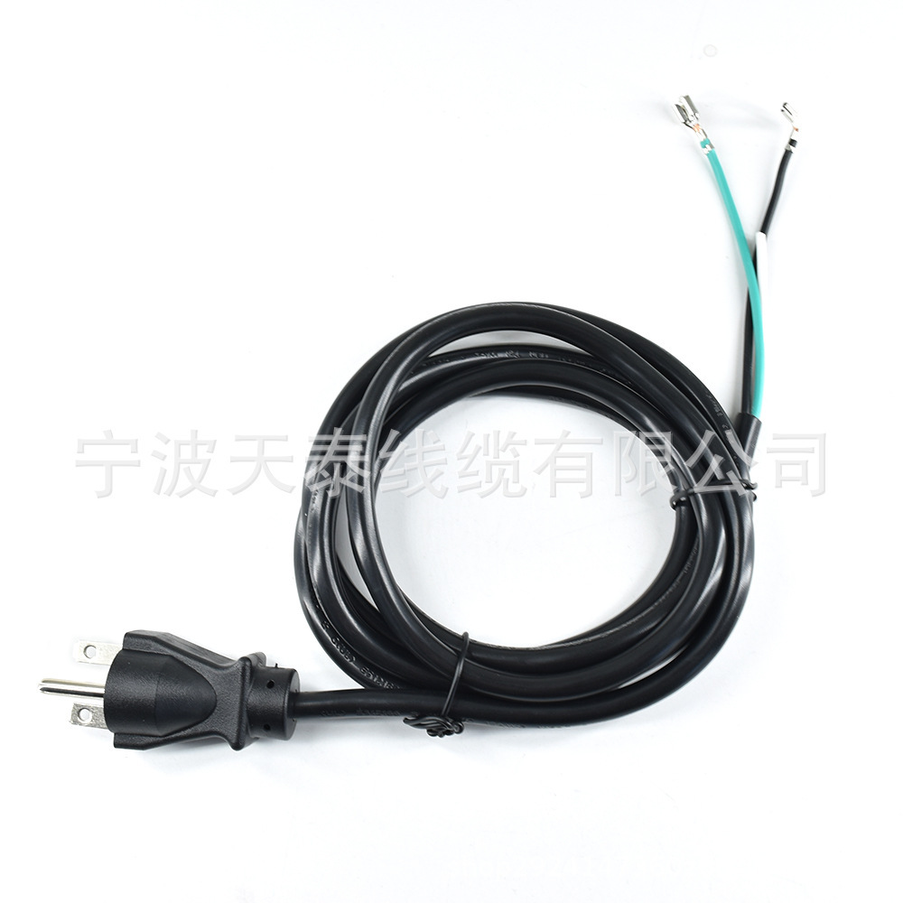 直销美标电源线插头三芯N6-15P插头植物灯照明15A美式延长线6-20P