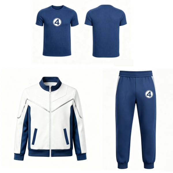 Avengers 5: Endgame Mr. Fantastic cosplay sports casual suit for autumn, supports large quantities