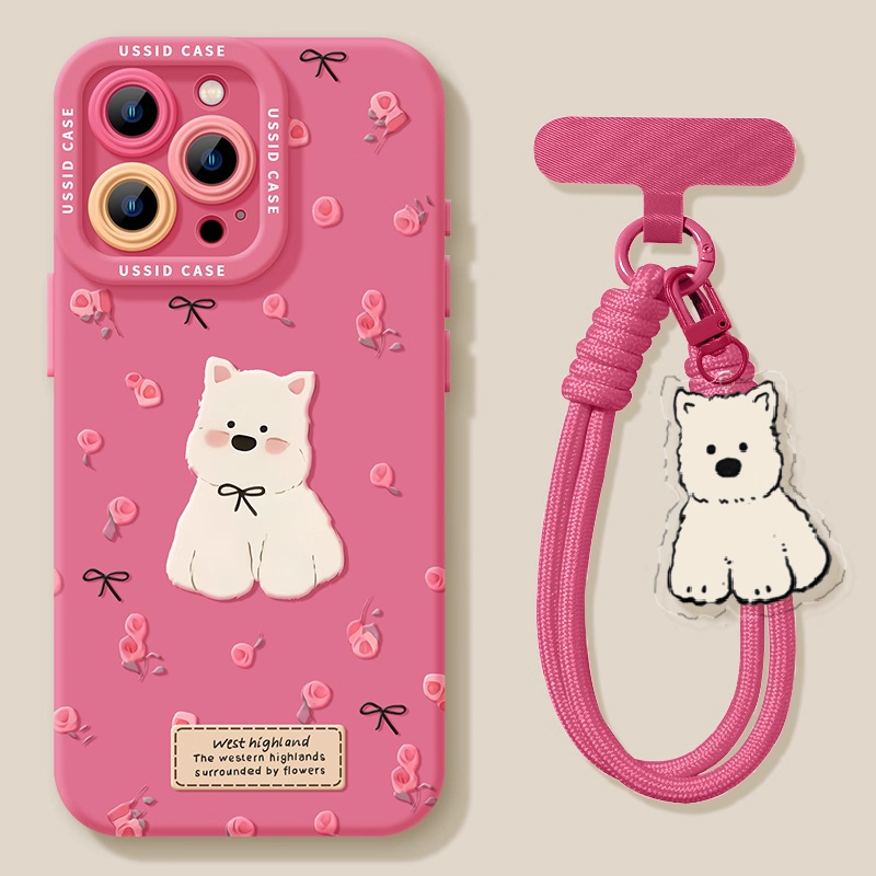 玫瑰西高地苹果17手机壳iphone17promax新款Air硅胶17ppro可爱16|undefined