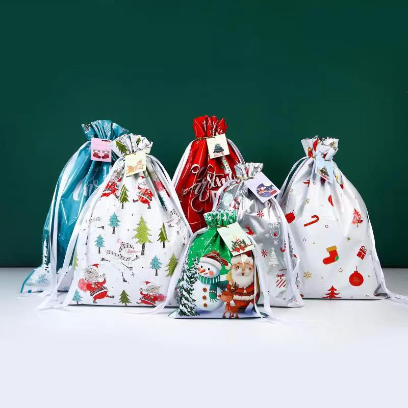 Bolsa de regalo de Halloween para Navidad y Halloween transfronteriza Bolsas con cordón de Papá Noel Bolsa de embalaje de dulces Bolsa de regalo_voghion.com