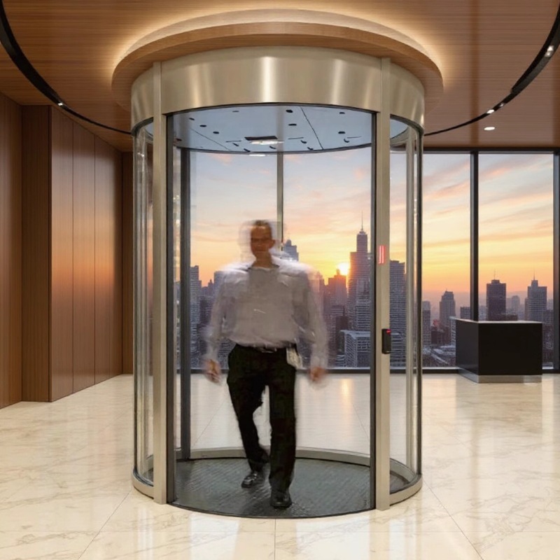 思翔通 智能人脸识别全高转闸防尾随AB门 人行通道闸机厂家直销