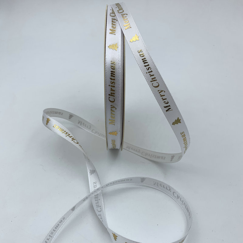 7*1cm 약 44 미터/롤 화이트 폴리 에스테르 나무