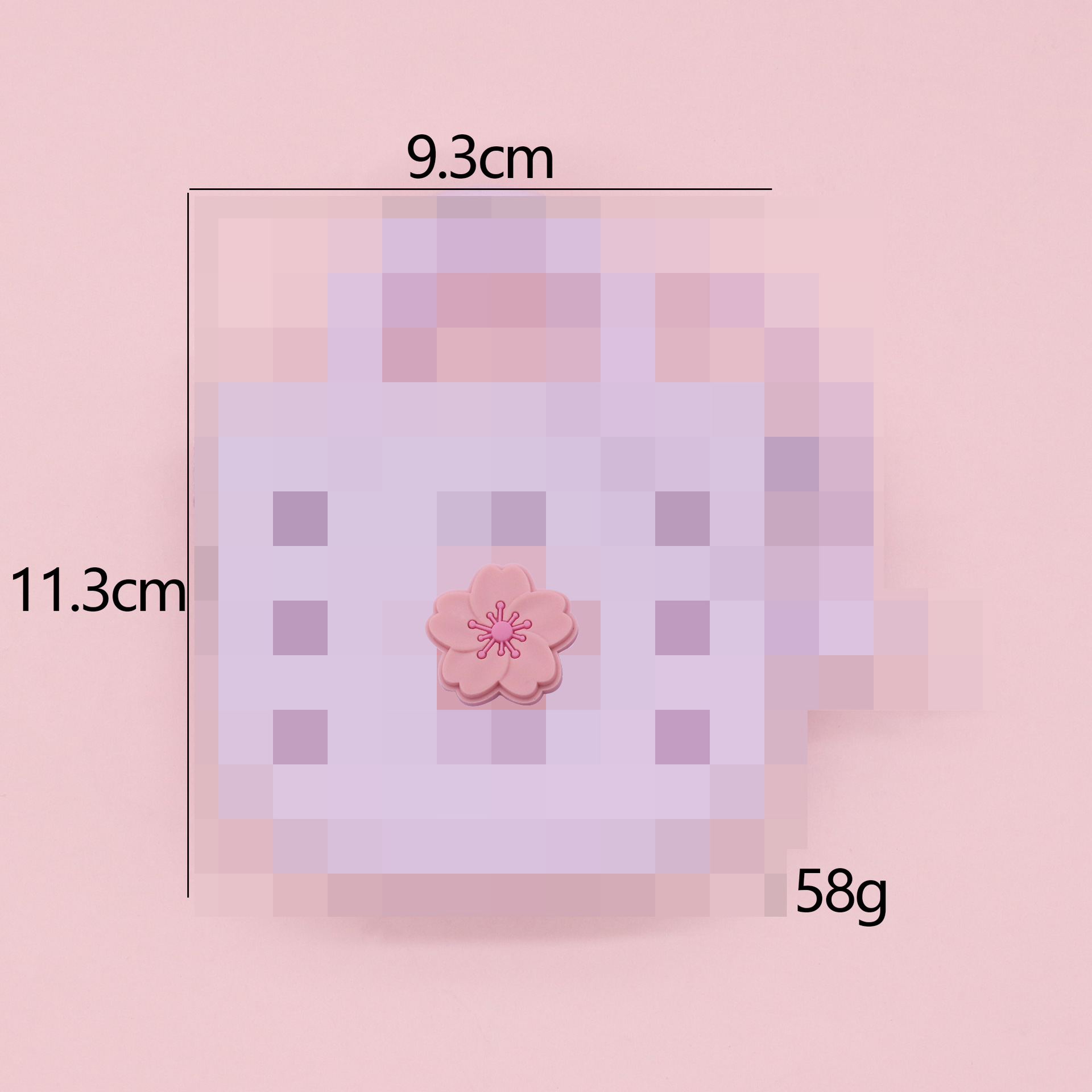 보라색 베고니아 가방