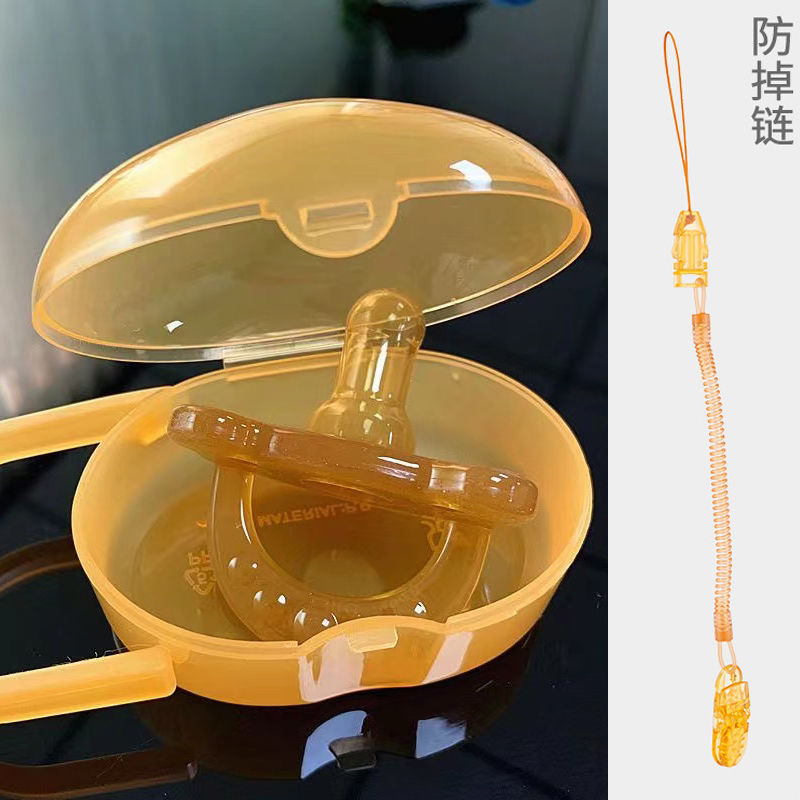 Baby Pacifier Sleeping Type Super Soft Newborn Pacifier Nano Silver Full Silicone Weaning Fake Pacifier Factory