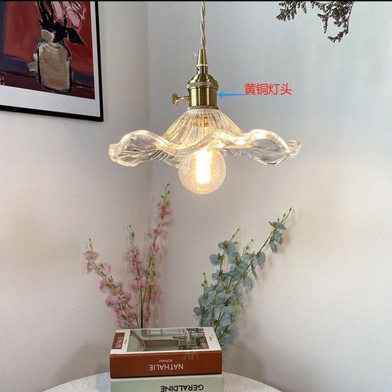 Nordic Ins Brass Away Lamp Simple Entrance Hallway Chandelier Homestay Bay Window Restaurant Bedside Bar Lamp
