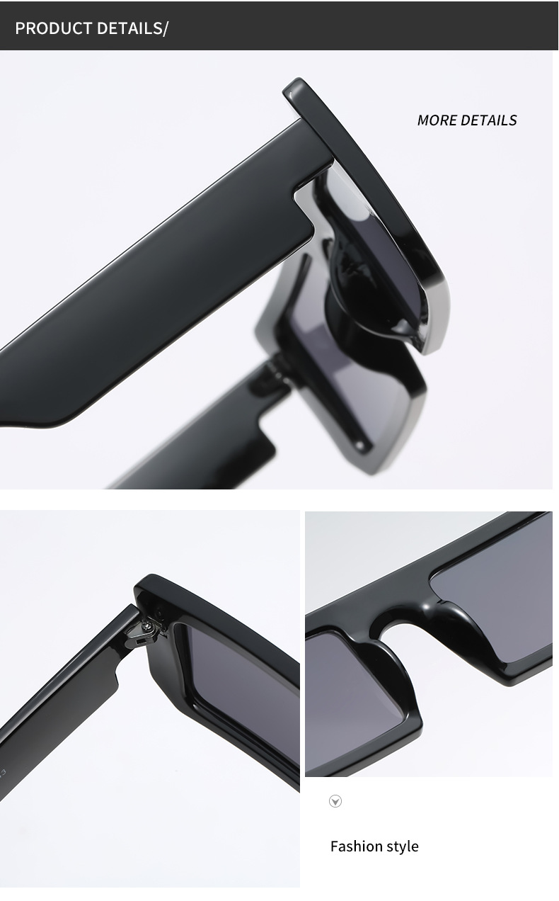 Women's Square Sunglasses Retro Personality Eyewear For Summer_voghion.com