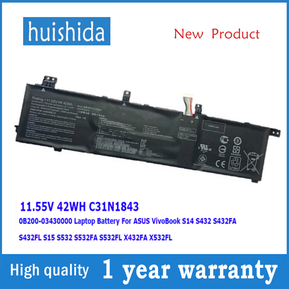 适用于华硕 C31N1834 H700GW W700G1T W700G2T W700G3P笔记本电池