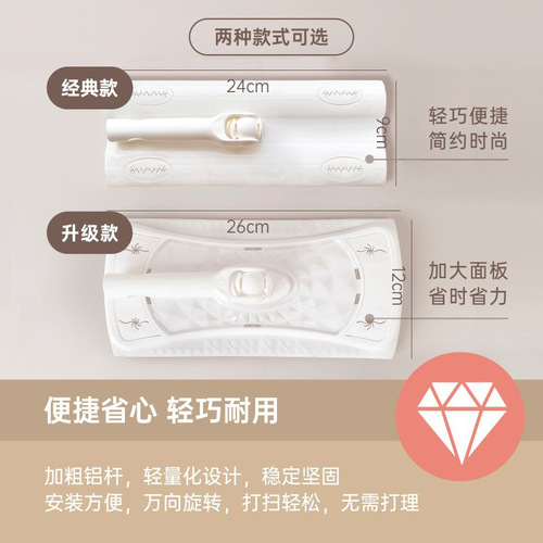 Shengbo electrostatic dust removal mop household hand-washable disposable lazy mop thickened electrostatic dust removal paper wholesale