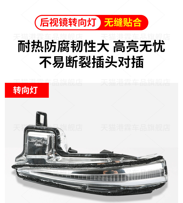 Applicable to 20-24 Toyota RAV4 Rongfang Rearview Mirror Shell Reversing Mirror Cover Lens Frame Bottom Shell Turn Signal