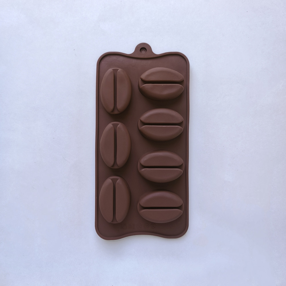 7 granos de café de chocolate 218 moldes de silicona 3D bandeja de hielo galletas dulces utensilios de cocina para hornear