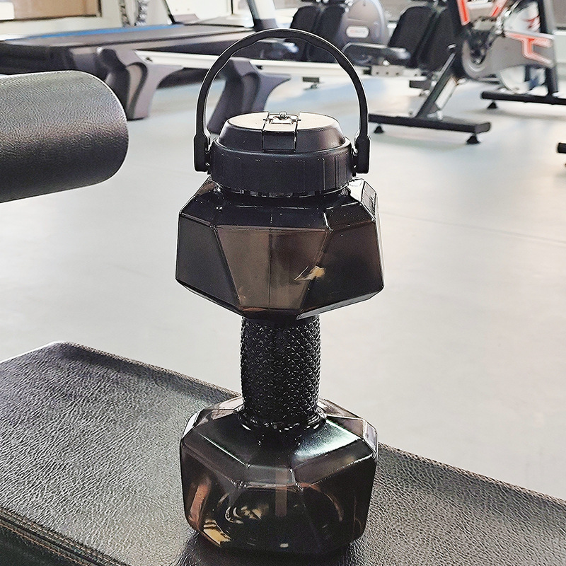 Creativo mancuerna de fitness hervidor de agua de llenado de agua con mancuernas taza de agua portátil de inyección de agua mancuerna de plástico olla brazo entrenamiento muscular equipo de la aptitud