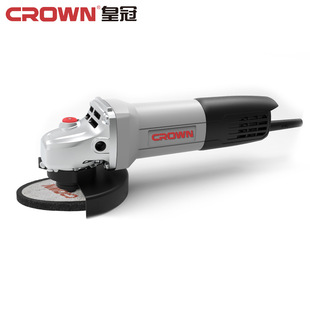 Crown Professional-Grade High-Power Small Electric Angle Grinder Polisher Cutting Machine Grinder Hand Grinding Wheel Multi-Function