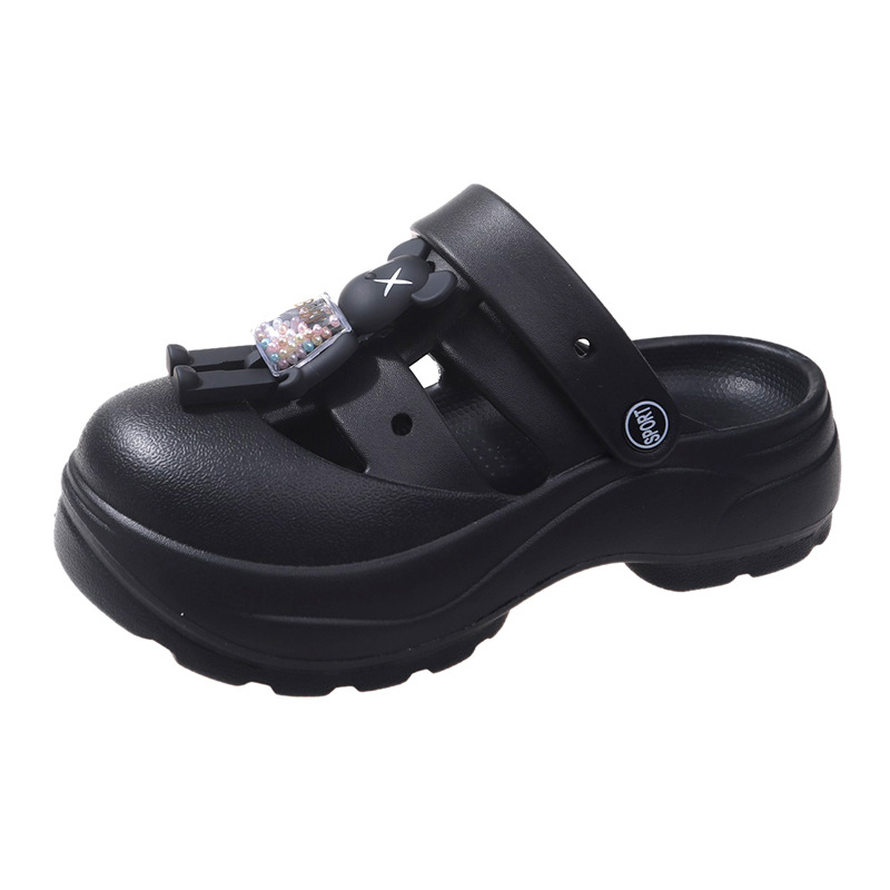 Cartoon cute ultra-soft mule platform