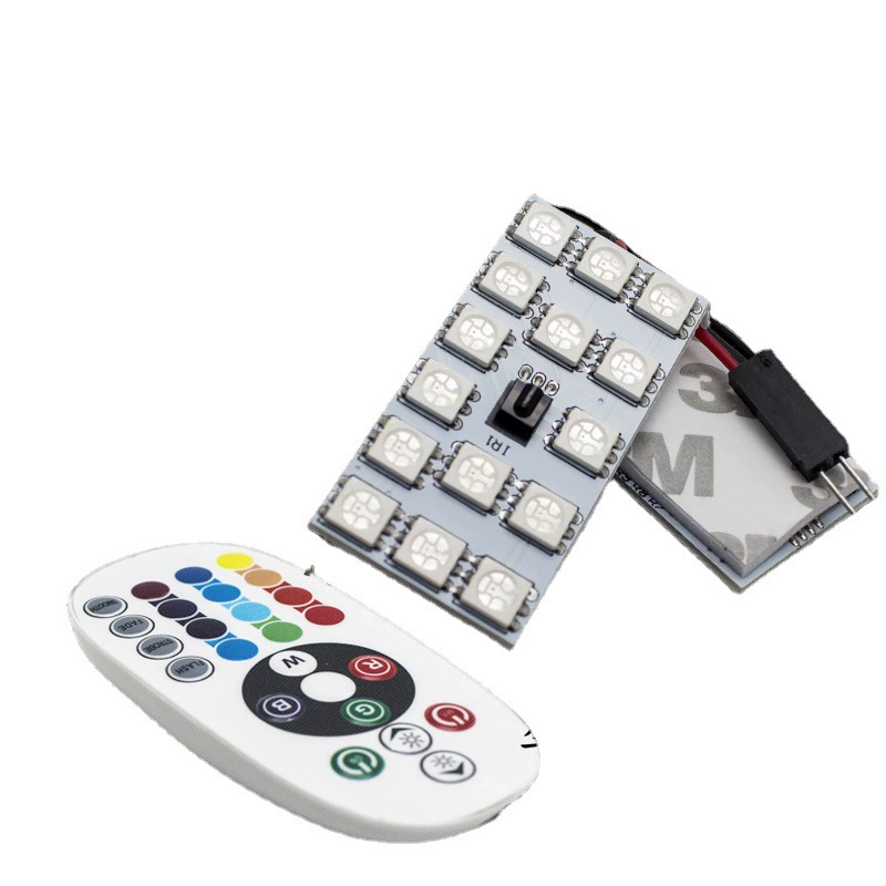 Двойной точечный RGB светодиодный свет в комнате, цветной свет, 5050-6smd светильник-фонарь, светильники мультфильмов, атмосфера