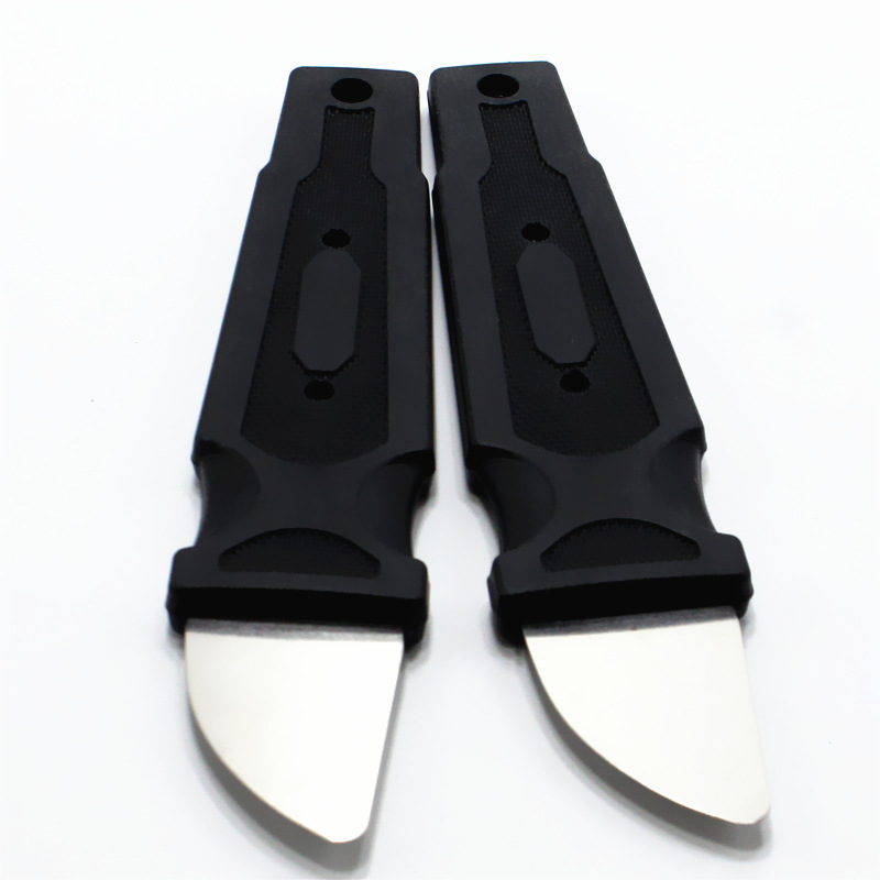 Herramienta de reparación de la tableta del teléfono móvil de palanca de acero inoxidable desmontaje de la tableta raspador de inyección de cáscara de metal negro