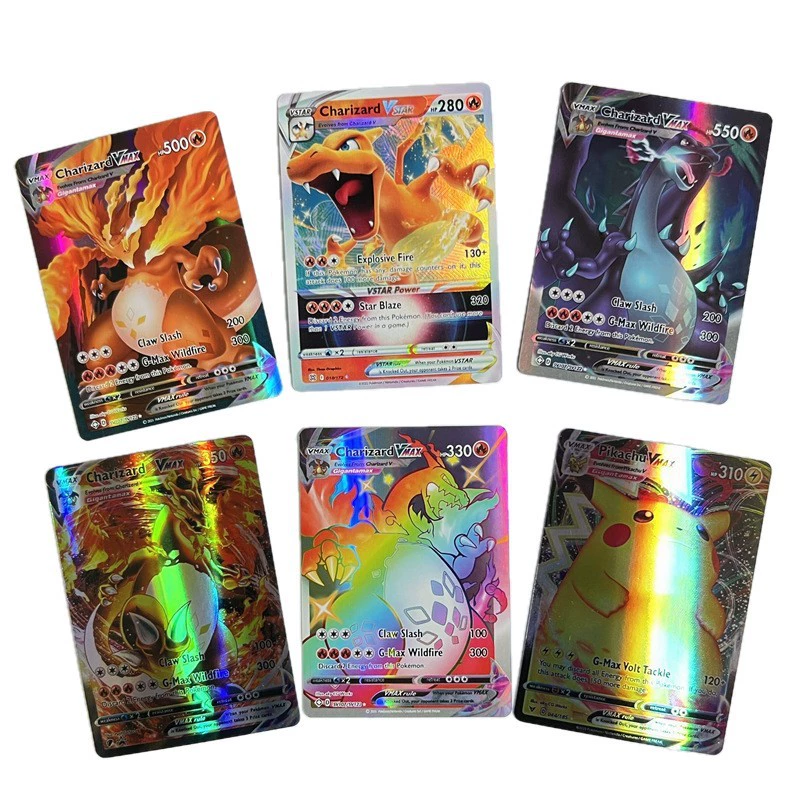 Карточки покемона Pokemon eX и vmax английская версия, флэш-карты, коллекция Pokemon Cards, периферия питомца
