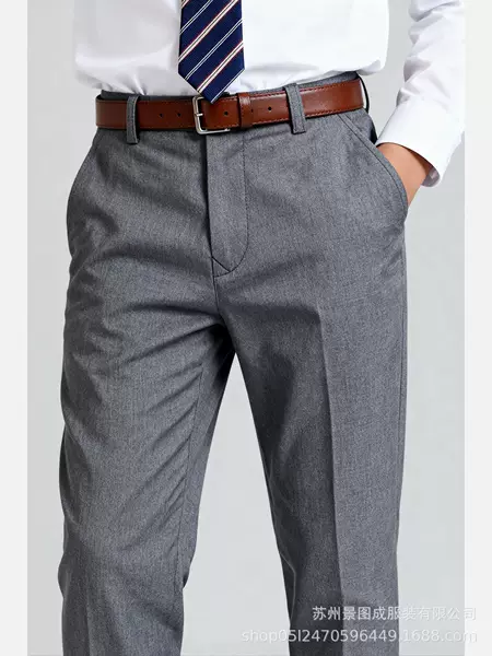 Boys' Suit Pants, Non-Iron, Navy Blue, Children's Black School Pants, British Style Girls' Performance Dark Blue Gray Suit Pants