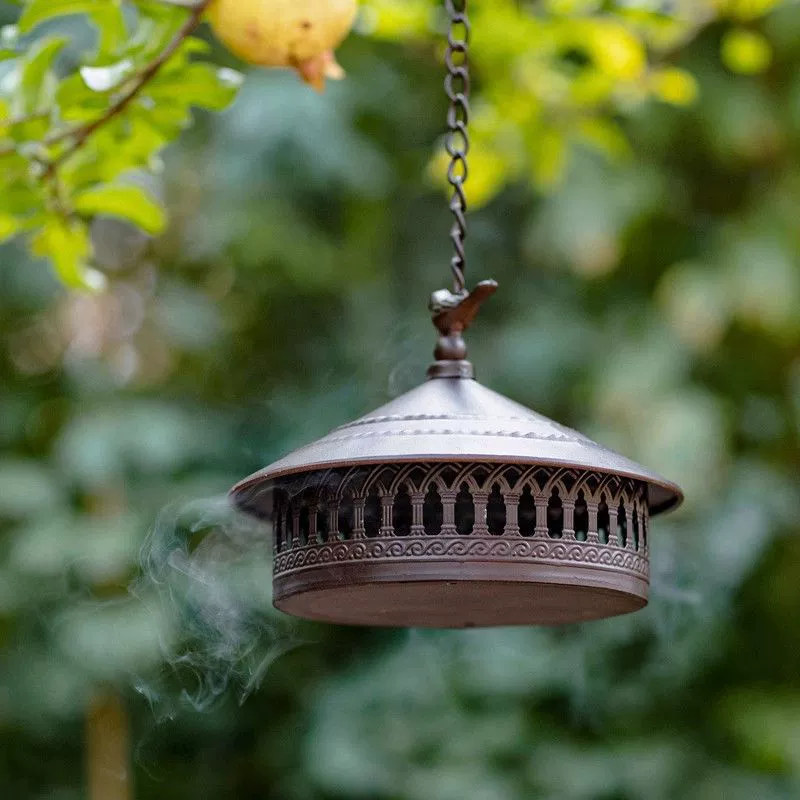 Рыболовный репеллент от комаров, уличная катушка от комаров, железная ветрозащитная с крышкой, ветрозащитная курильница для барбекю, кемпинга, поднос для катушки от комаров, подвесной тип