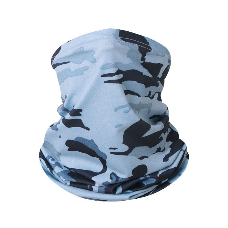 Verano delgado hielo buñuelo mágico de color sólido, montaña, ciclismo, máscara solar, protección de cuello transpirable