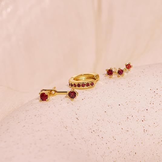 European American Cross-border Fashion Accessories, Versatile Copper Inlaid Colorful Zircon Elegant And Stylish Pierced_voghion.com