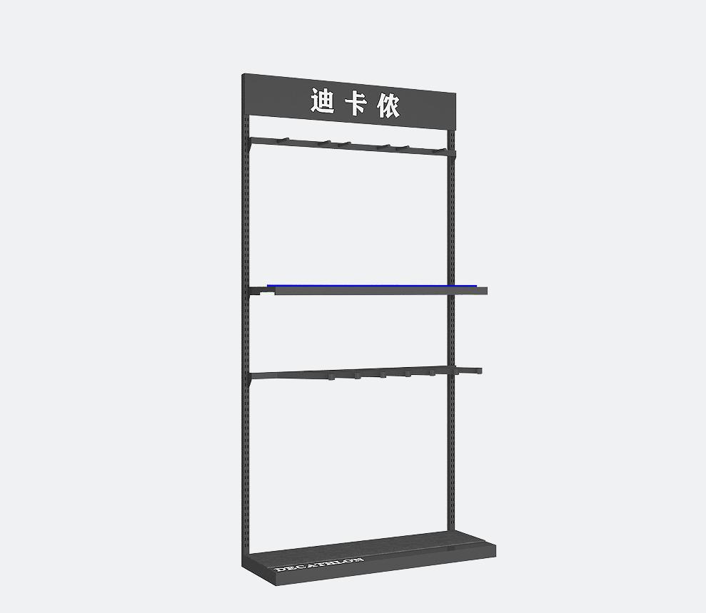 Estante de almacenamiento de nieve de esquí tienda de ropa estante de exhibición estante de exhibición de artículos deportivos estante de exhibición de ropa de hombre