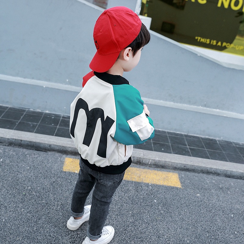 荟八季 (Cross-border trading), summer clothing, children's jacket, baseball uniform, Korean style, 1-8 years