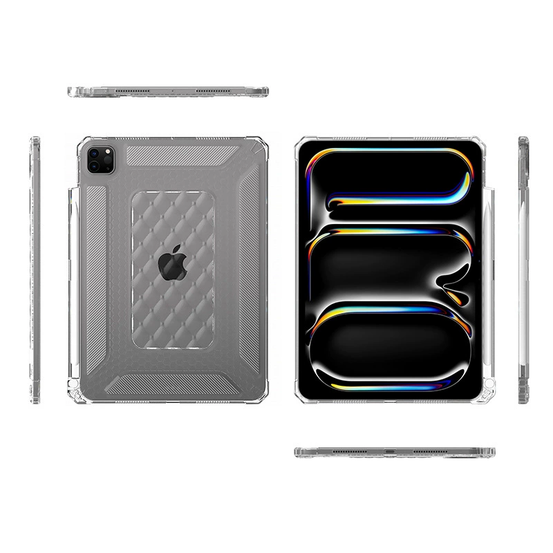 Чехол для iPad, прозрачный против падения, поддерживает несколько моделей (Mini/Air/Pro 7,9–13")