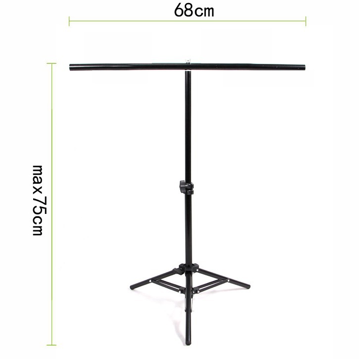 68X75CM  PVC板背景架   T型架  带2个背景夹 可带拎包  多尺寸