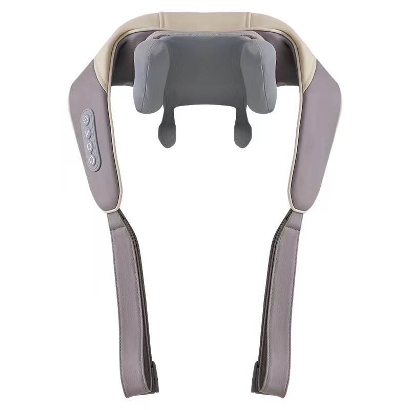 Masajeador de hombros y cuello con compresa caliente, masajeador de músculos cervicales y trapezius, chal de masaje multifuncional, estilo chal image 9