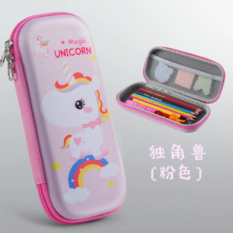 Eva, children's pencil case for elementary school students, capacious teaching storage system, Birthday gift, wholesale