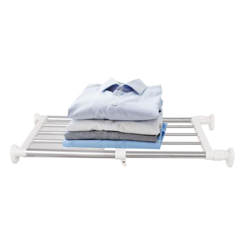 Armario partición en capas estante retráctil baño cocina partición compartimiento de almacenamiento gabinete sin perforaciones sub-estante