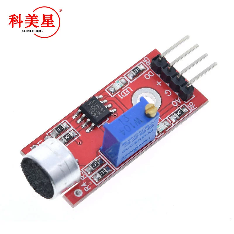 KY-037 Высокочувствительный модуль датчика микрофона Модуль обнаружения звука применимый языковой модуль