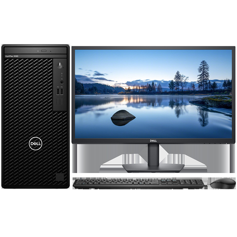 Dell 3090MT I3-10105 8G 512g M.2 NVME DOS 21.5-inch monitor 3