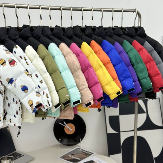 Cross-Border Kidsren's High Version 1996 down Jacket Boys and Girls Tnf American Version Thickeneded Warm White Duck down Stand Collar Jacket